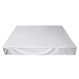 240x240x85cm Waterproof Dustproof Cover for Bathtub | Pool Table & Chair | Protects from Falling Leaves | Silver