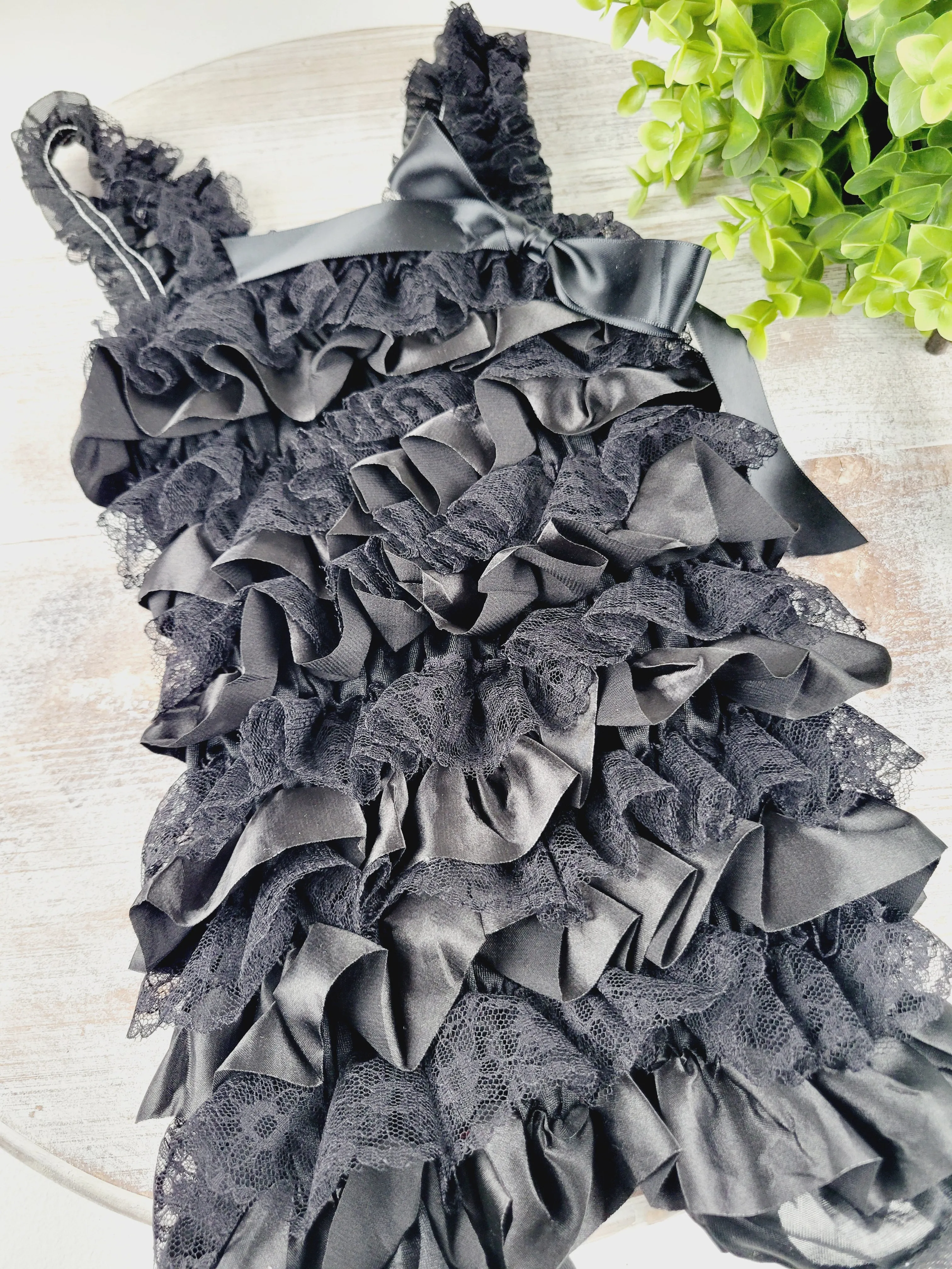 AM Designs, Baby & Child Lace Ruffle Rompers