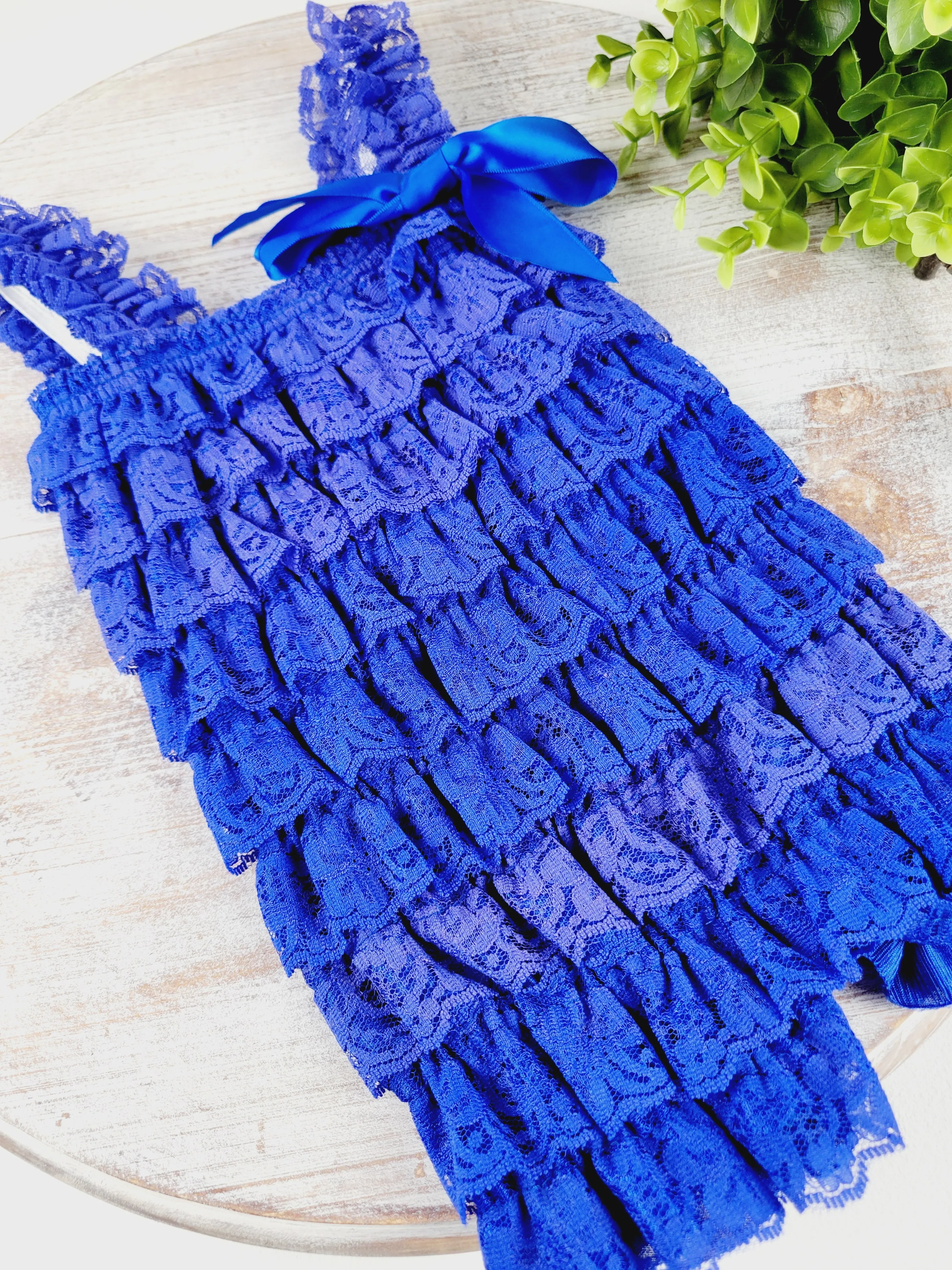 AM Designs, Baby & Child Lace Ruffle Rompers