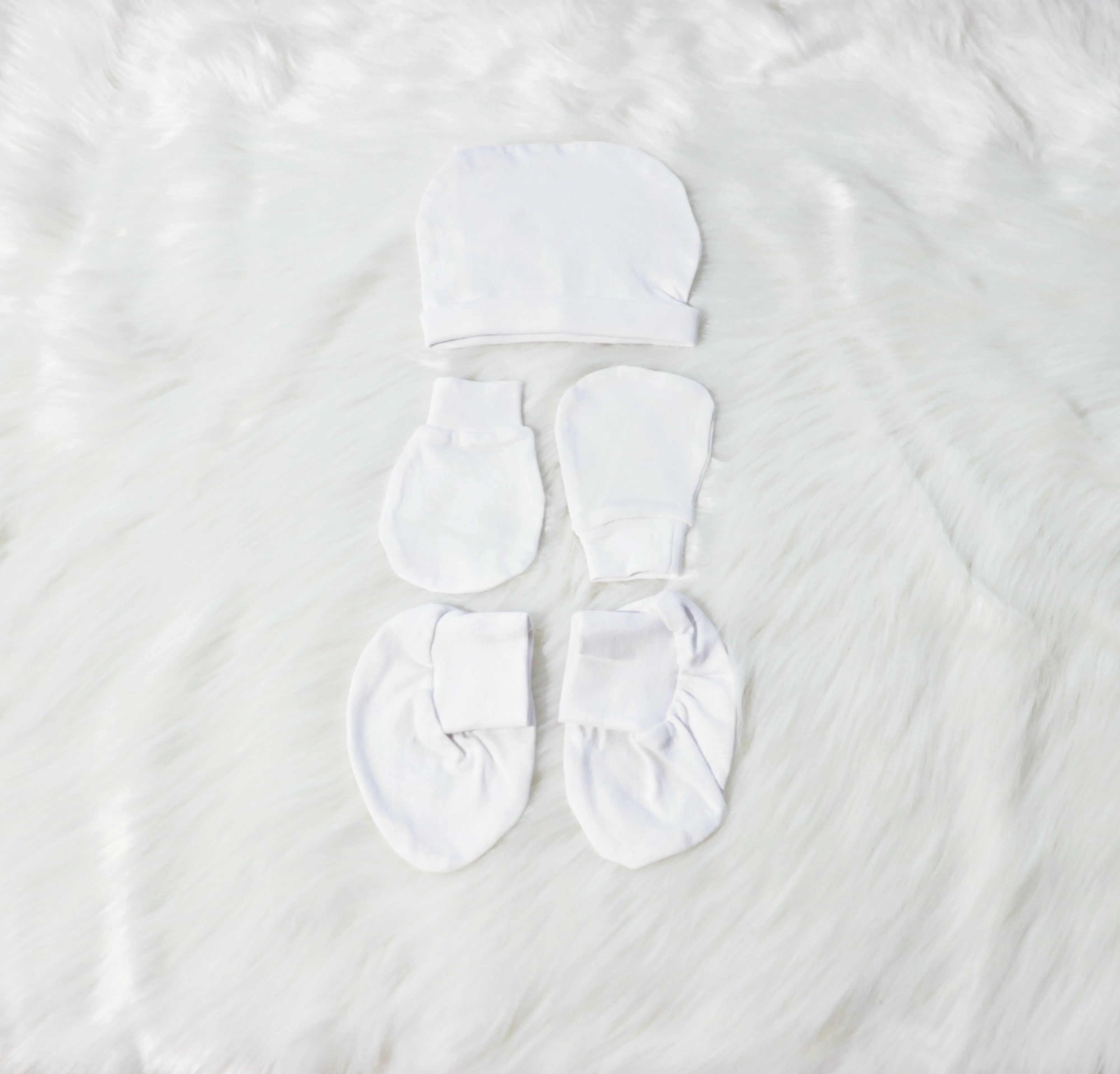 Basic Whites - Newborn Bodysuits Bundle