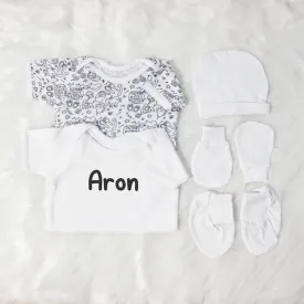 Basic Whites - Newborn Bodysuits Bundle