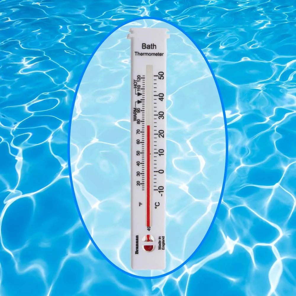 Bath Thermometer - Easy to use Bath Water Thermometer to Check Hot Water Temperature Prior to Bathing - The Ideal and Safe Baby Bath Thermometer