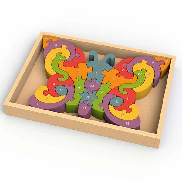 Butterfly A to Z Wooden Puzzle by Begin Again