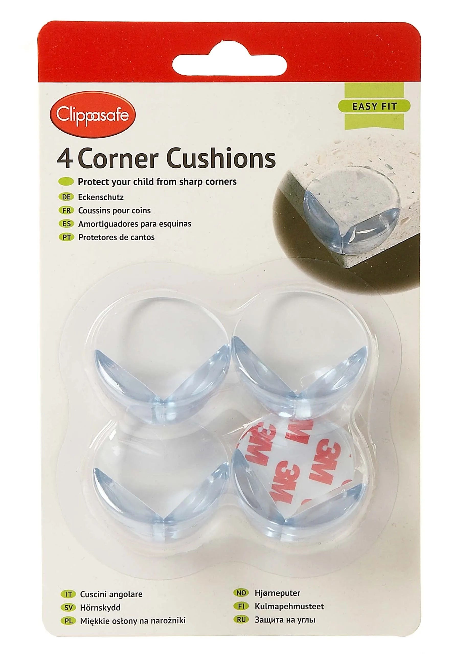 Clippasafe Corner Cushions Pack of Four