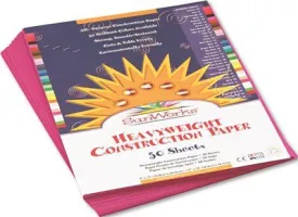 Construction Paper 58 Lbs. 9 X 12 Magenta 50 Sheets/Pack