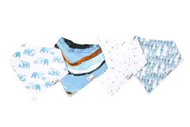 Copper Pearl Baby Bandana Bibs | Arctic