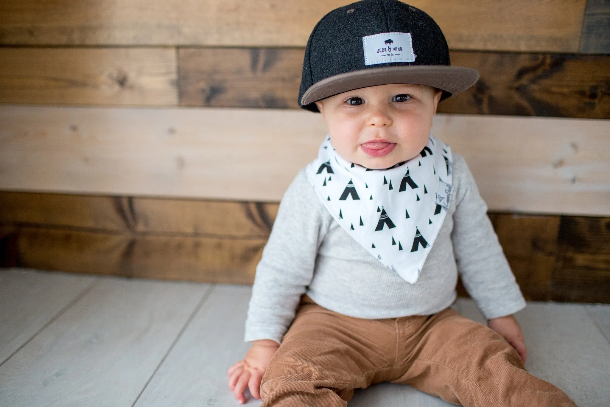 Copper Pearl Baby Bandana Bibs | Phoenix