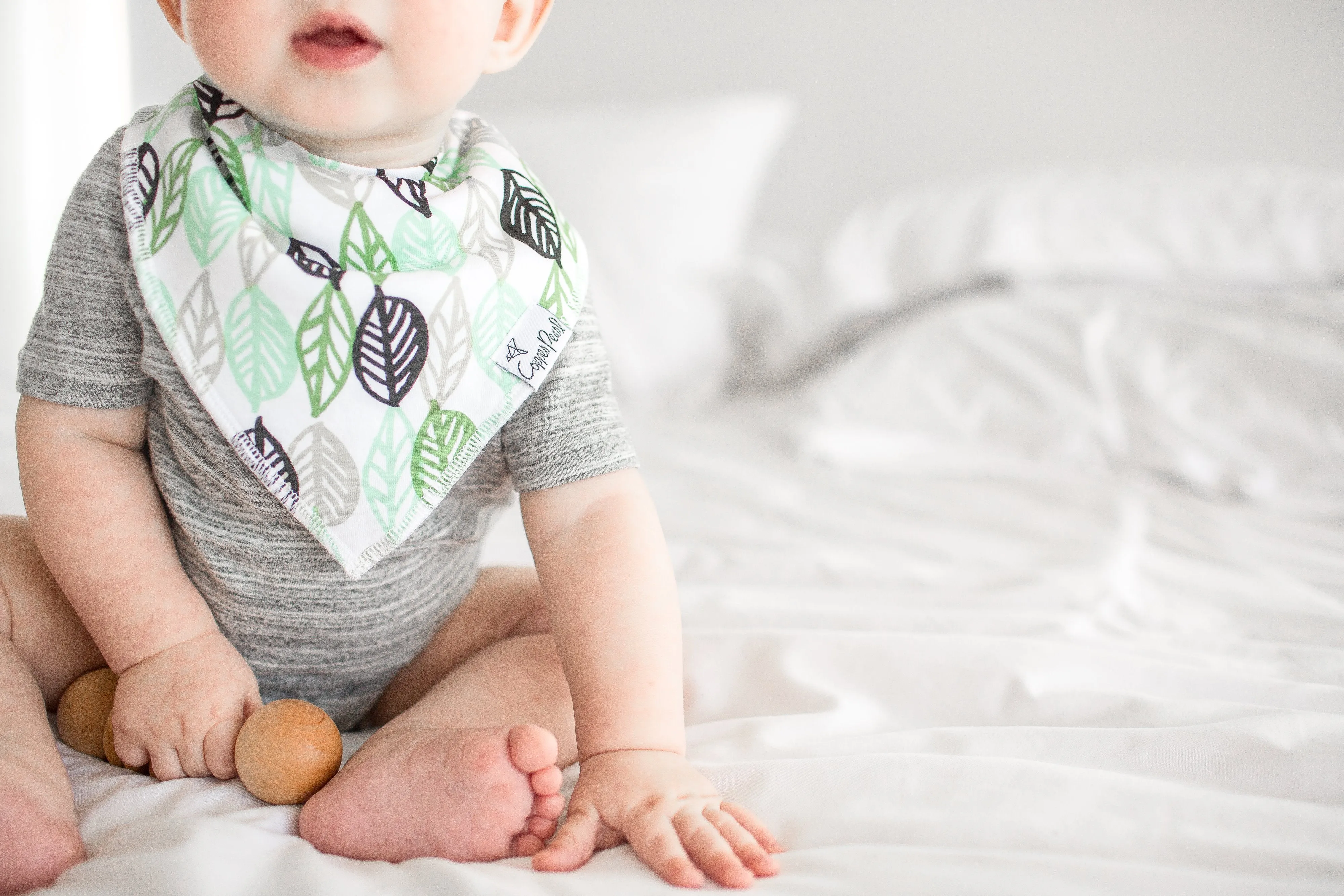 Copper Pearl Baby Bandana Bibs | Ranger