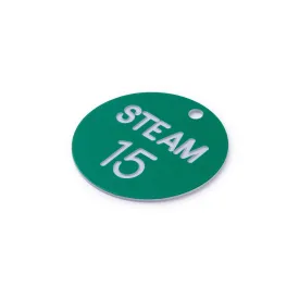 Custom Engraved CraftFlex™ Plastic Valve Tags