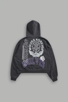 Fearless V2 Darco Double Zip Hoodie in Wolf Gray