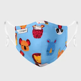 Livinguard Kids STREET Mask - Blue Koala |Anti-Microbial |Destroys 99.9% Coronavirus | Washable & Reusable