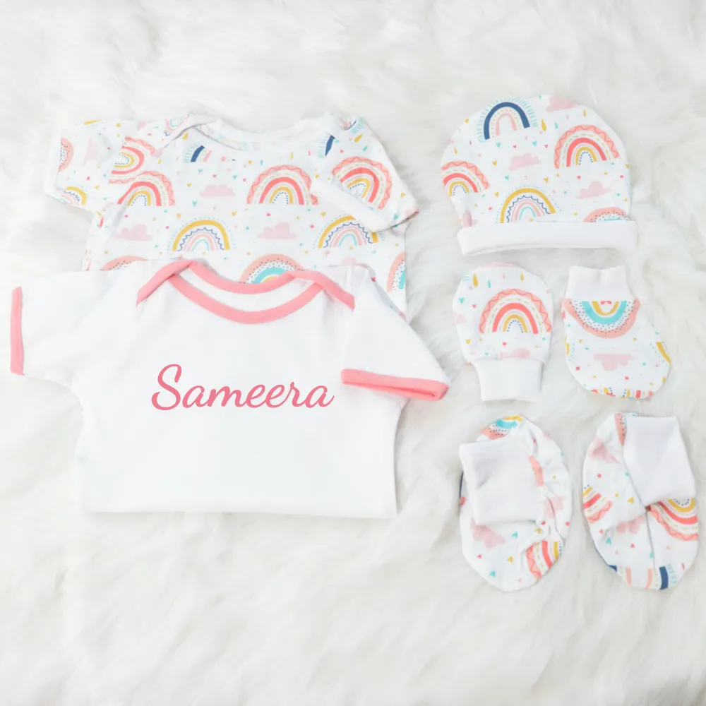 Look For Rainbows - Newborn Bodysuits Bundle