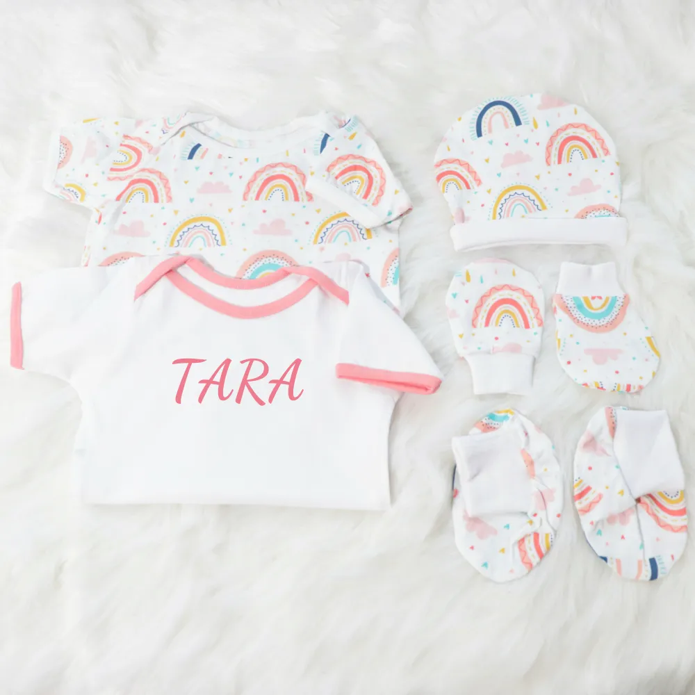 Look For Rainbows - Newborn Bodysuits Bundle