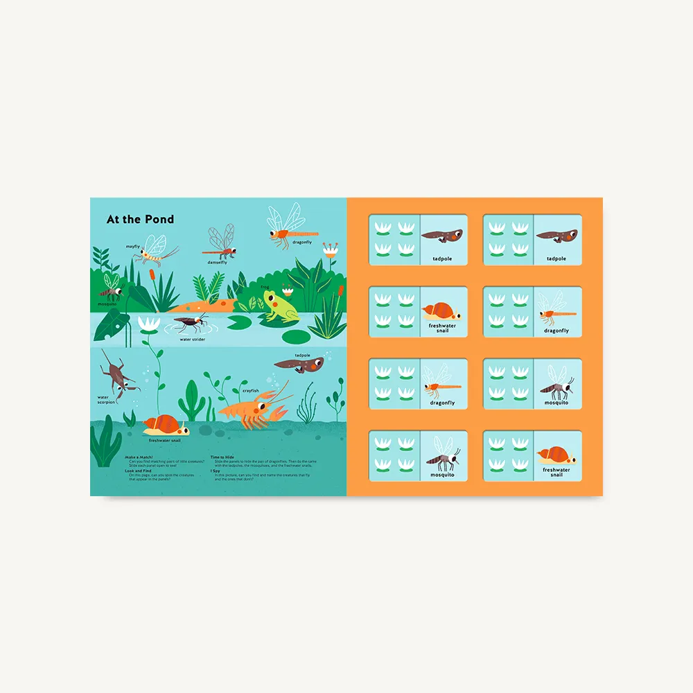 Matching Game Book: Bugs and Other Little Critters
