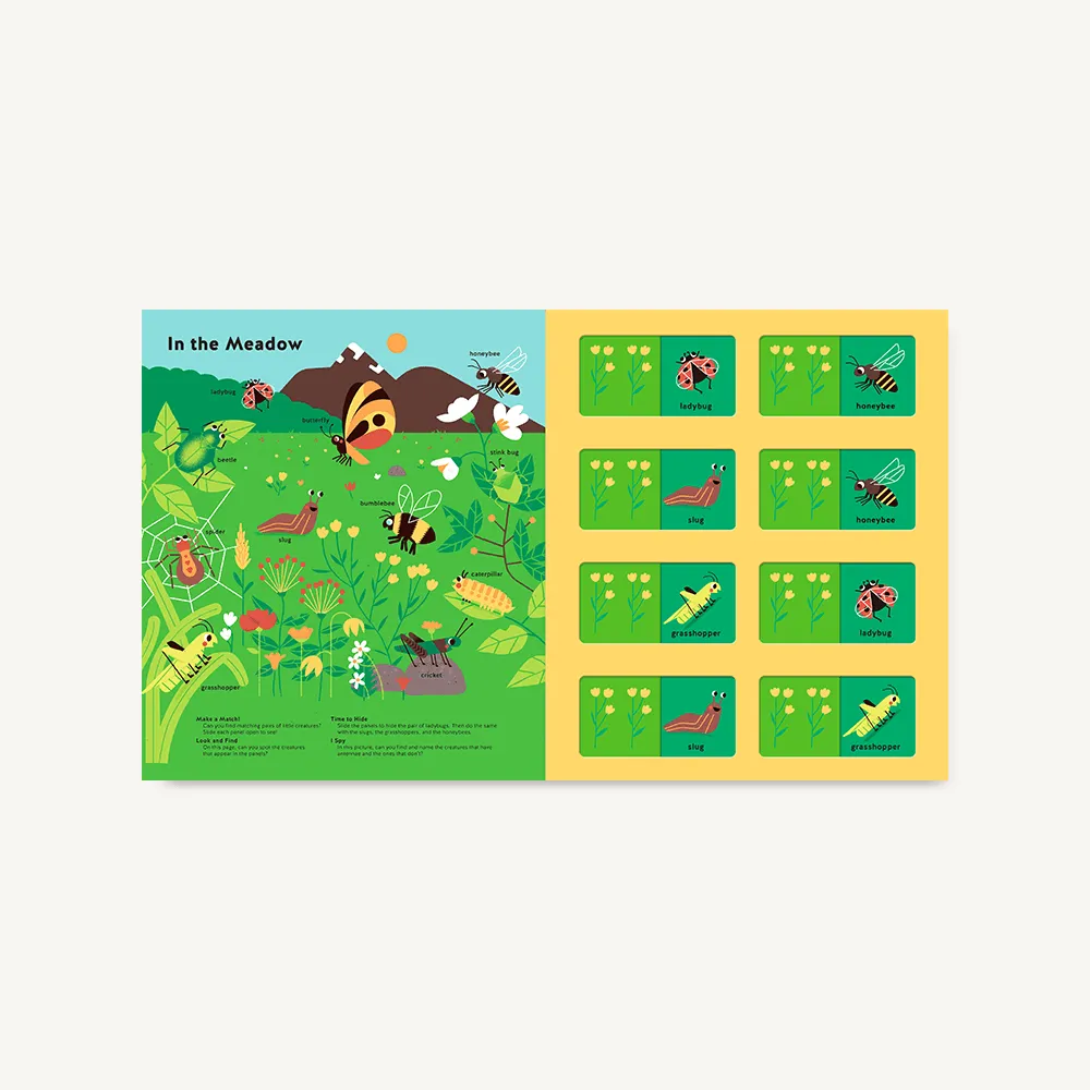 Matching Game Book: Bugs and Other Little Critters