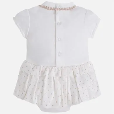 Mayoral Onesie Skirt