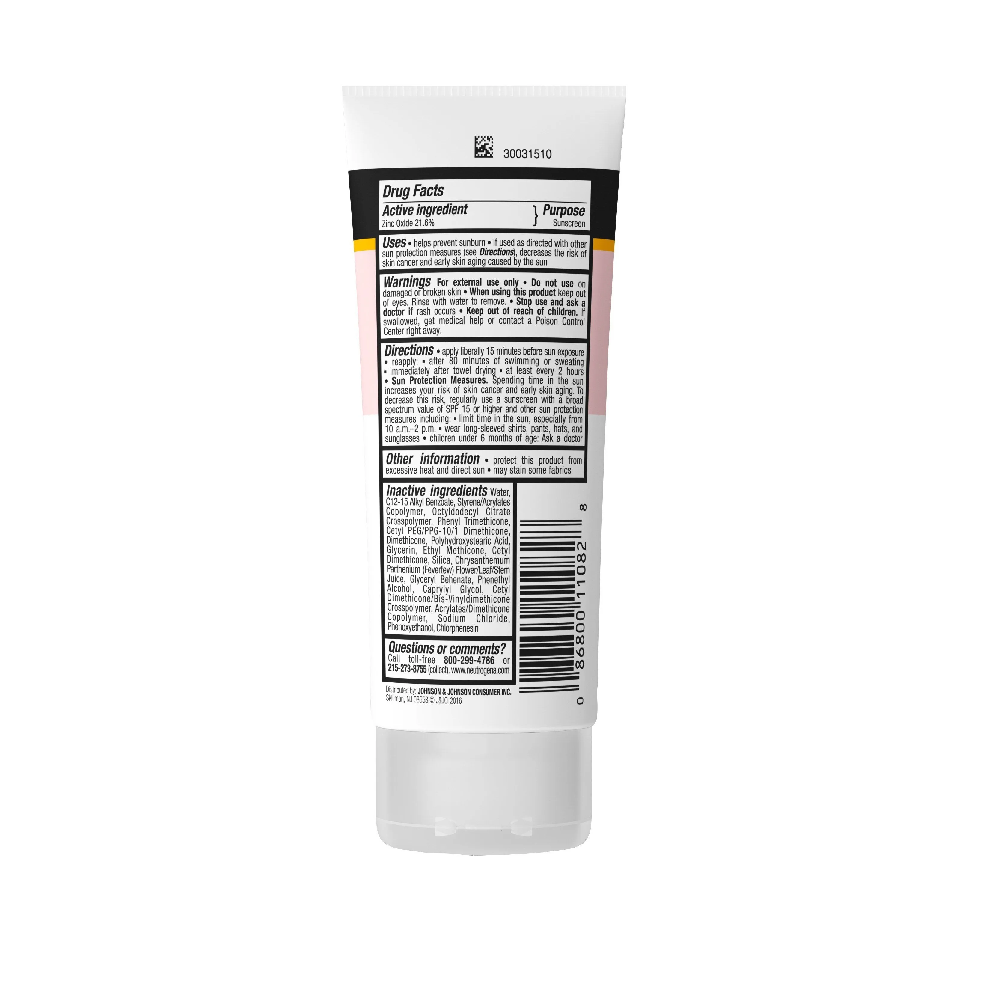 Neutrogena® Pure & Free® Baby Sunscreen Lotion, Broad Spectrum, SPF 50, 3 oz