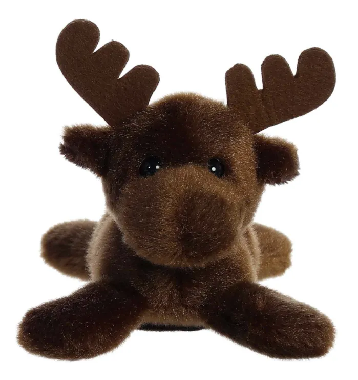 Pecan Moose Shoulderkin Plush 6"