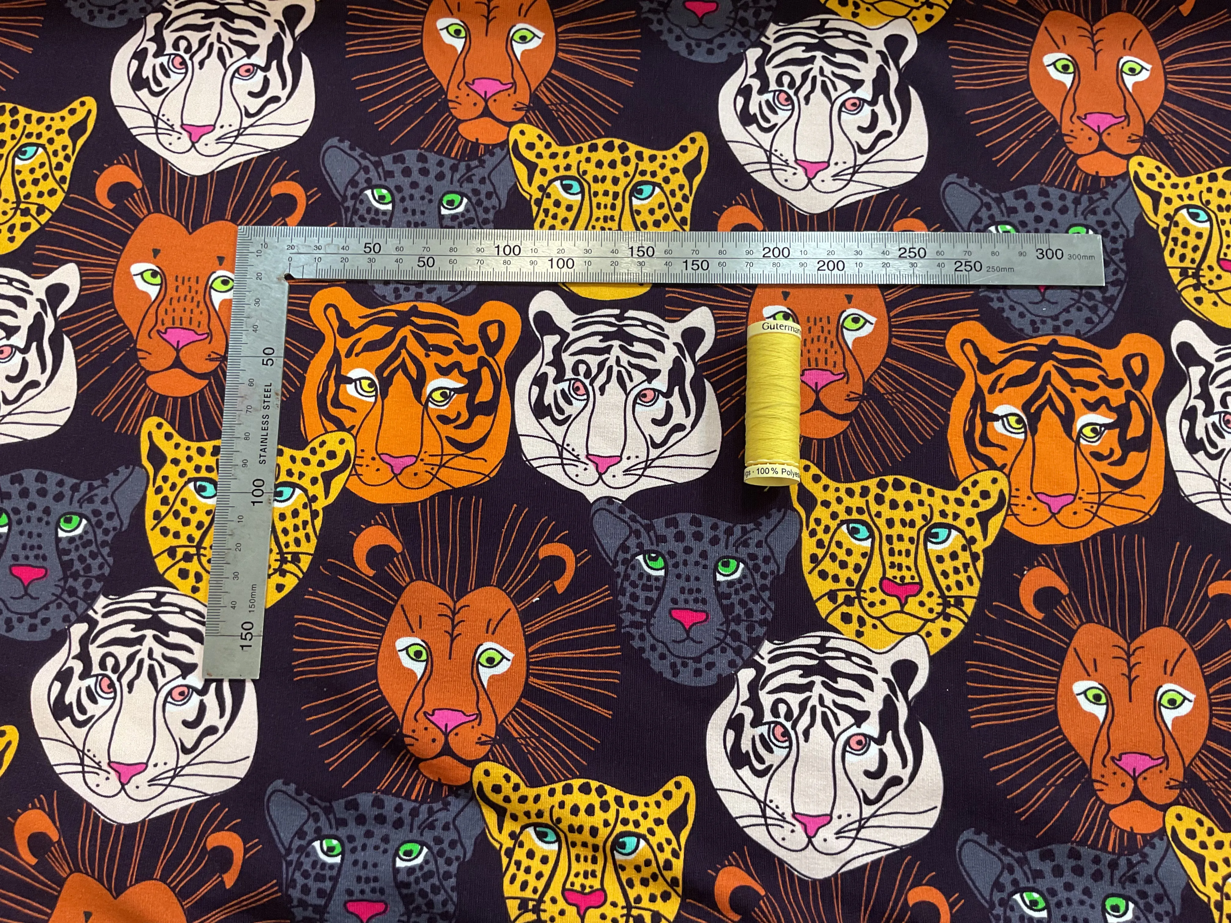 PRE ORDER Autumn Jungle Safari FRENCH TERRY- DUE IN STOCK MID DECEMBER