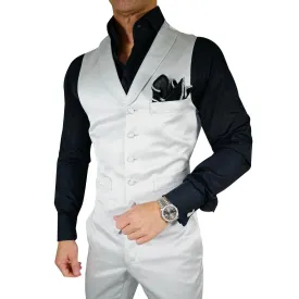 Silver Lucentezza Ciottoli Waistcoat @ The Vault
