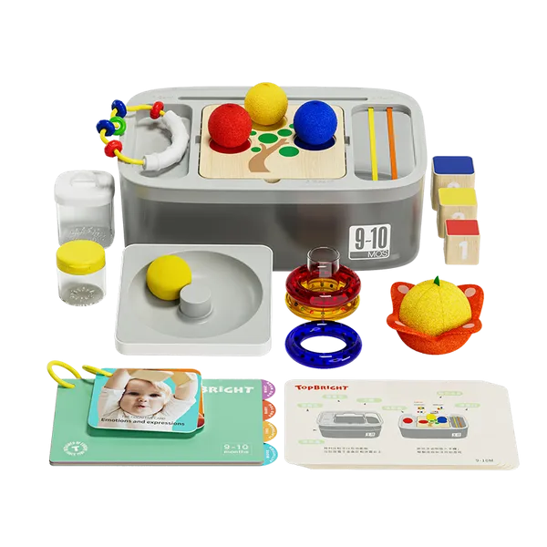 TopBright Early Childhood Development Box 25pc; 9-10 Months