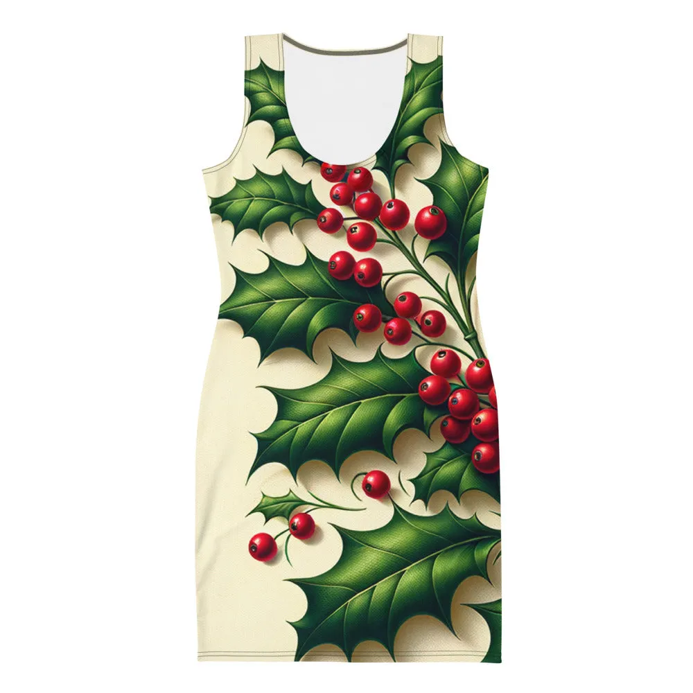 Whimsical Winter Wear Bodycon Dress