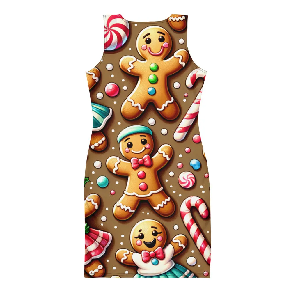 Whimsical Winter Wear Bodycon Dress