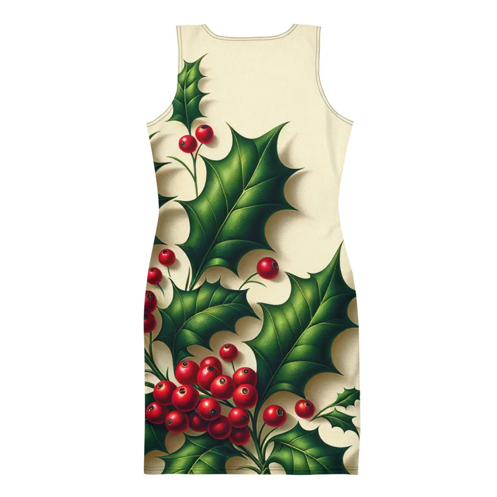 Whimsical Winter Wear Bodycon Dress