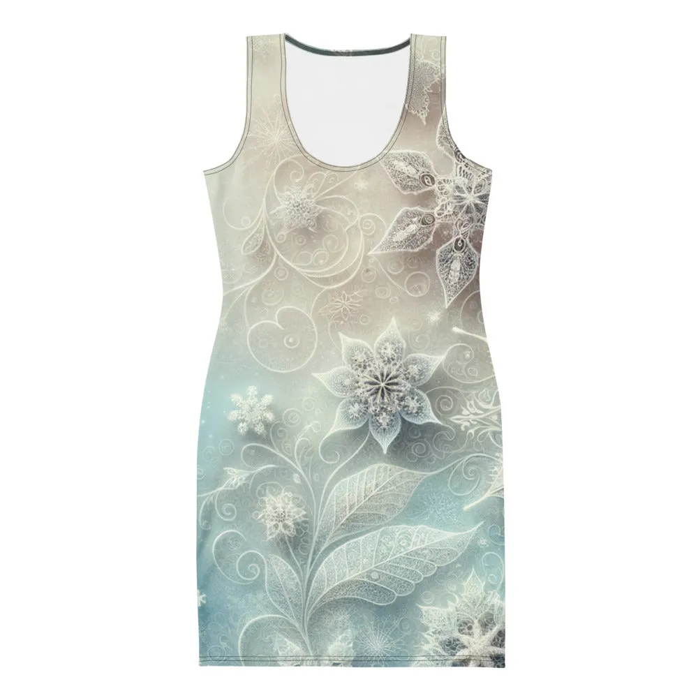 Whimsical Winter Wear Bodycon Dress