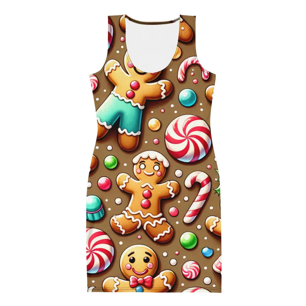 Whimsical Winter Wear Bodycon Dress
