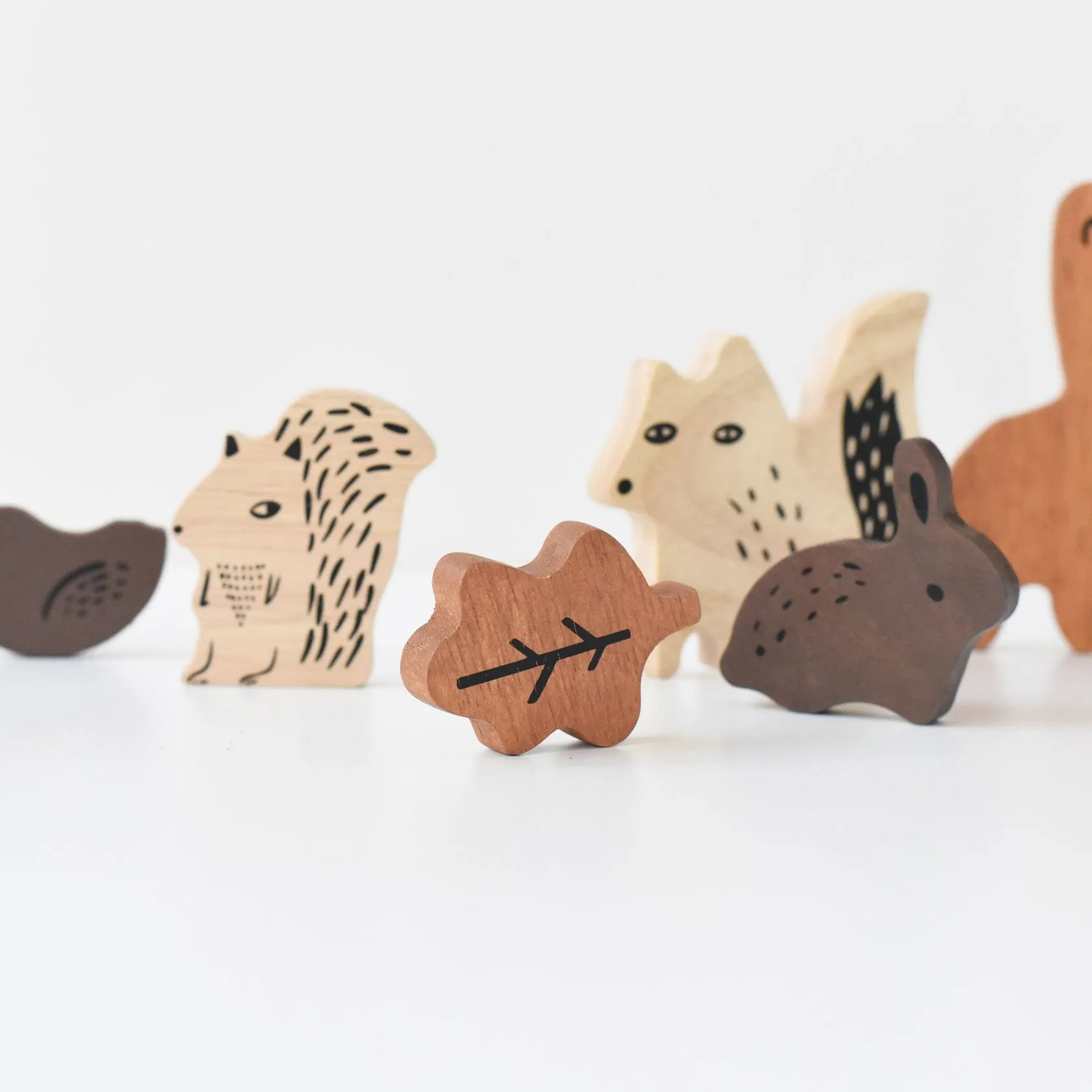 Wooden Tray Puzzle - Woodland Animals by Wee Gallery